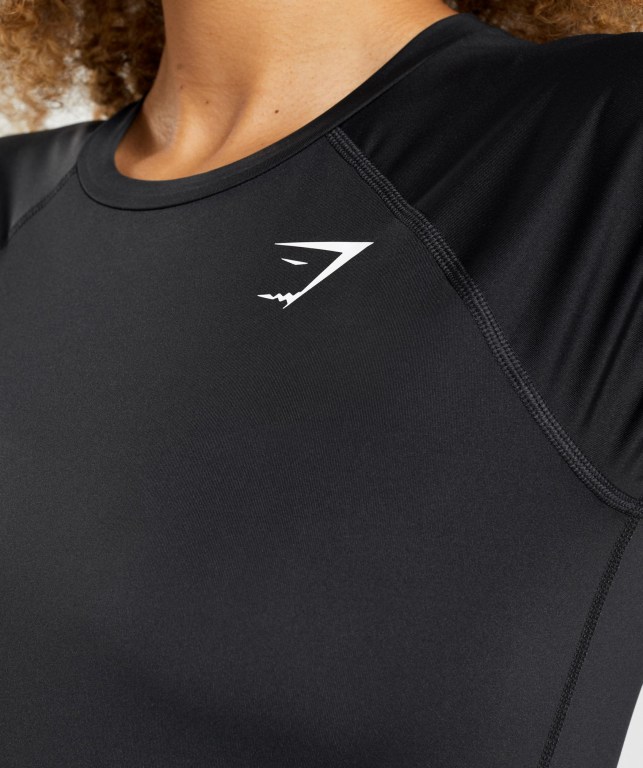 Sudaderas Gymshark Entrenamiento Baselayer Mujer Negros | haszCjvakKx