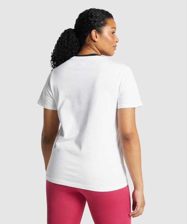 Sudaderas Gymshark Entrenamiento Basic Mujer Blancos | hjid5NxQrT5