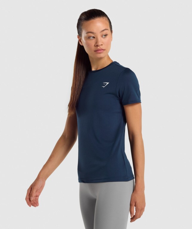 Sudaderas Gymshark Entrenamiento Mujer Azul Marino | HYuThJ6mOUY