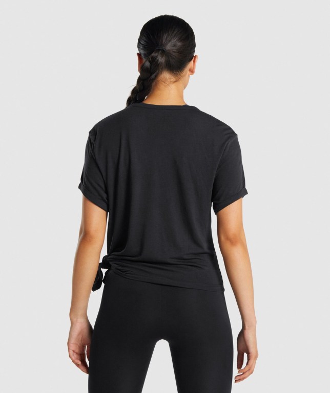 Sudaderas Gymshark Essential Mujer Negros | TSPZoeqCxR8