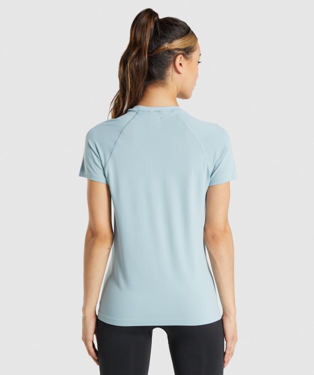 Sudaderas Gymshark Fit Seamless Loose Mujer Azules | cV1qlPlYYet