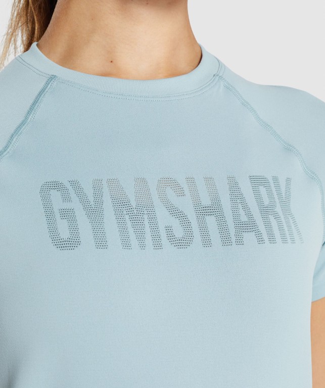 Sudaderas Gymshark Fit Seamless Loose Mujer Azules | cV1qlPlYYet