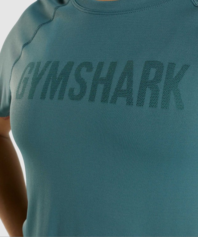 Sudaderas Gymshark Fit Seamless Mujer Verdes Oscuro | JTpDWBL1GTp