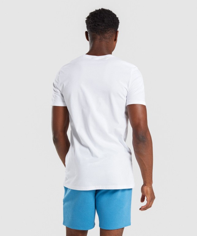 Sudaderas Gymshark Legacy Hombre Blancos | u6FynrhGmn2