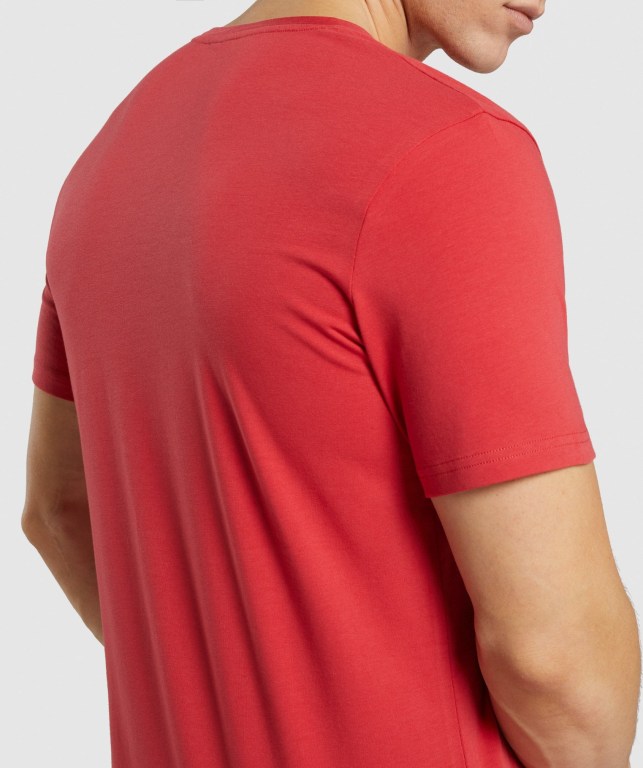 Sudaderas Gymshark Legacy Hombre Rojos | ZQKgeQO9lFj