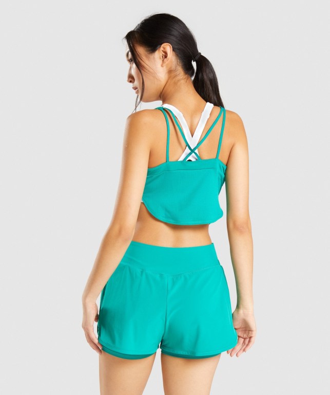 Sudaderas Gymshark Pulse Crop Top Mujer Verdes | ffuqp6ZbrBf