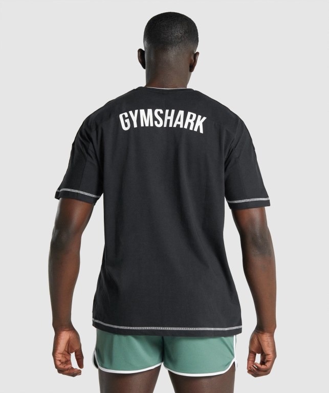 Sudaderas Gymshark Recess Hombre Negros | 8ubOUNKxIr8