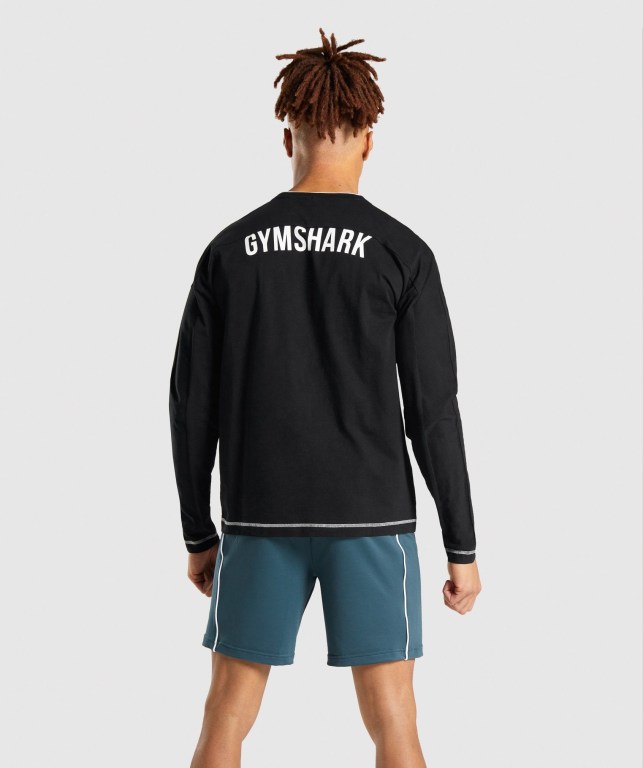 Sudaderas Gymshark Recess Hombre Negros | dEw5bX3yeXY