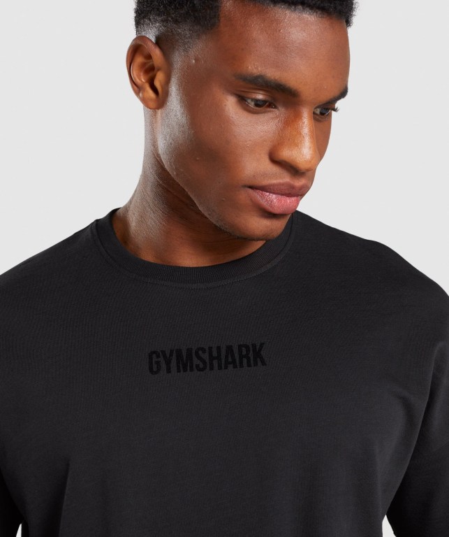 Sudaderas Gymshark Restore Hombre Negros | TgqYeyvn5wq