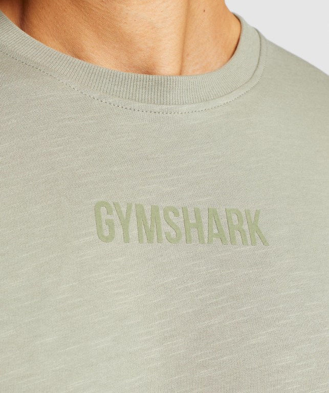 Sudaderas Gymshark Restore Hombre Verdes Claro | WKgaDqpa96j