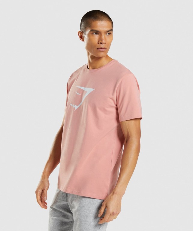 Sudaderas Gymshark Sharkhead Infill Hombre Rosas | wFlEi5psPcH