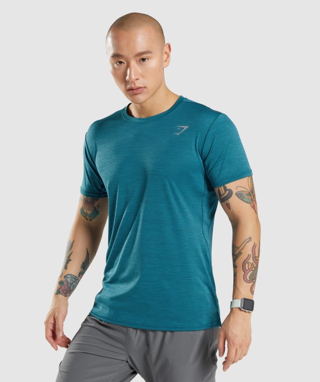 Sudaderas Gymshark Speed Hombre Turquesa Turquesa | 5LjSMLOAZUr