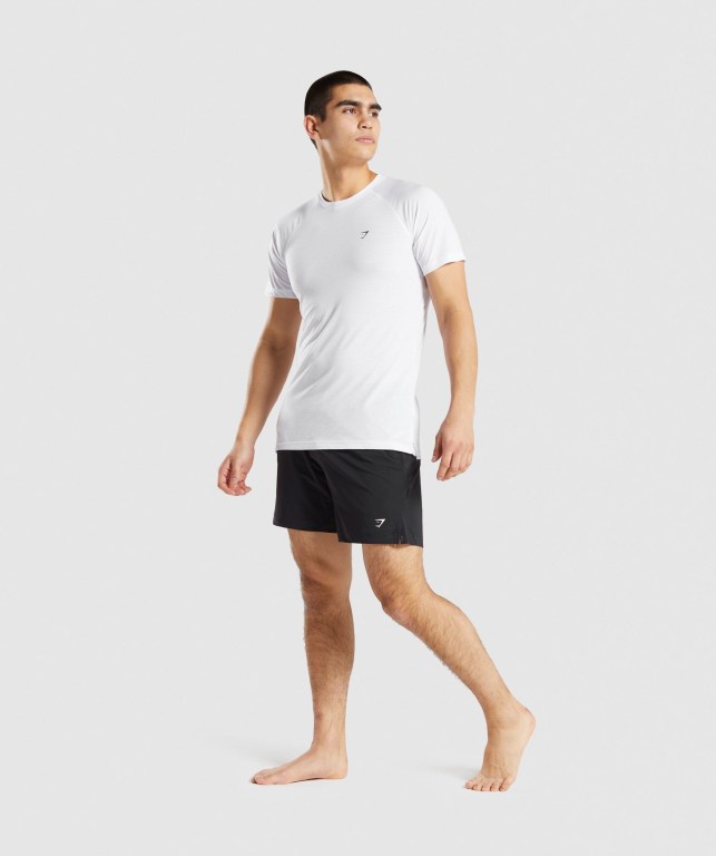 Sudaderas Gymshark Studio Hombre Blancos | SKkg2vd6aiA