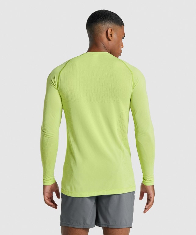 Sudaderas Gymshark Vital Light seamless Hombre Amarillos | 2uYGDaklNdU