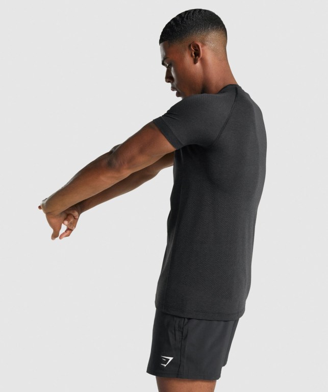 Sudaderas Gymshark Vital Light seamless Hombre Negros | 9pKgWZsAw12