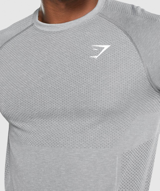 Sudaderas Gymshark Vital Light seamless Hombre Grises | cQkuD4Lrbuq