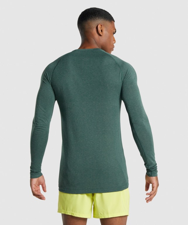 Sudaderas Gymshark Vital Light seamless Hombre Verdes Oscuro | oahfuajNPKe