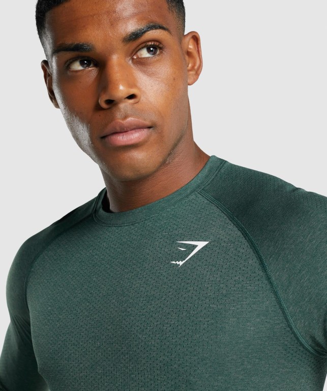 Sudaderas Gymshark Vital Light seamless Hombre Verdes Oscuro | oahfuajNPKe