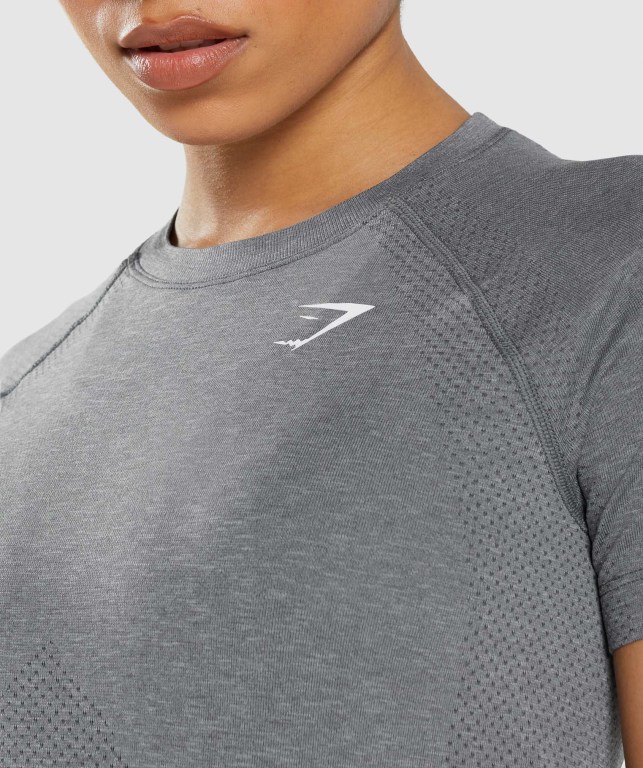 Sudaderas Gymshark Vital Seamless 2.0 Light Mujer Grises | pbdEkcvIlRj