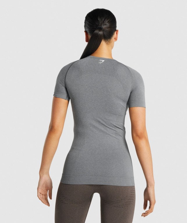 Sudaderas Gymshark Vital Seamless 2.0 Mujer Grises | eRA3w37zlfa