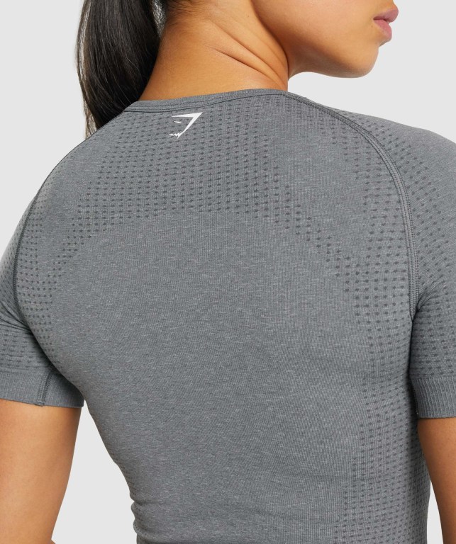 Sudaderas Gymshark Vital Seamless 2.0 Mujer Grises | eRA3w37zlfa