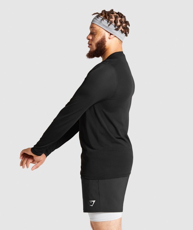 Sudaderas Gymshark Vital Seamless Hombre Negros | bIbzvy2dL29