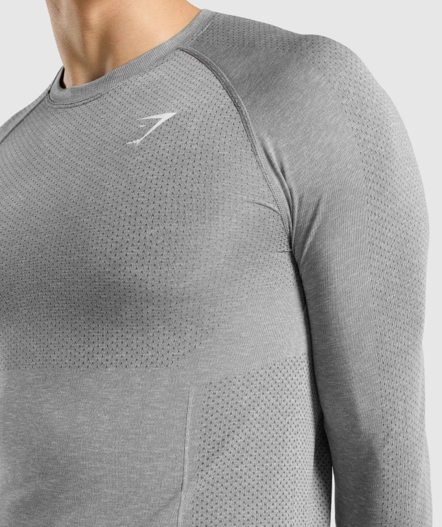 Sudaderas Gymshark Vital Seamless Hombre Grises | tRLkuFkDcL6