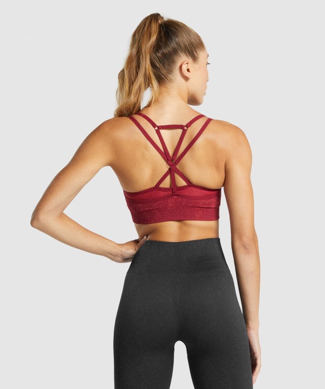 Sujetadores Deportivos Gymshark Adapt Fleck Seamless Sports Bra Mujer Vino | 9iPNpXvuumw