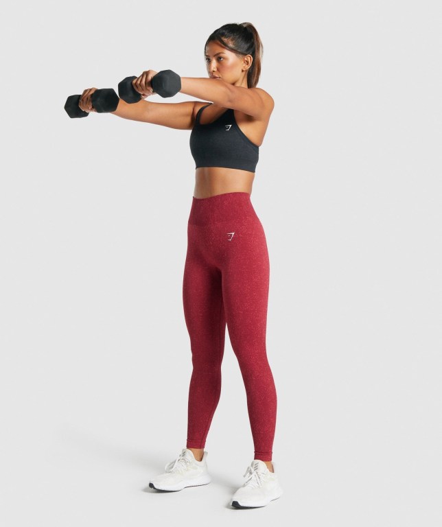 Sujetadores Deportivos Gymshark Adapt Fleck Seamless Sports Bra Mujer Negros | FBSvnzSUT8K