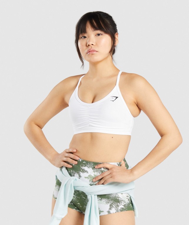 Sujetadores Deportivos Gymshark DNU Mujer Blancos | oExJppxrbIA