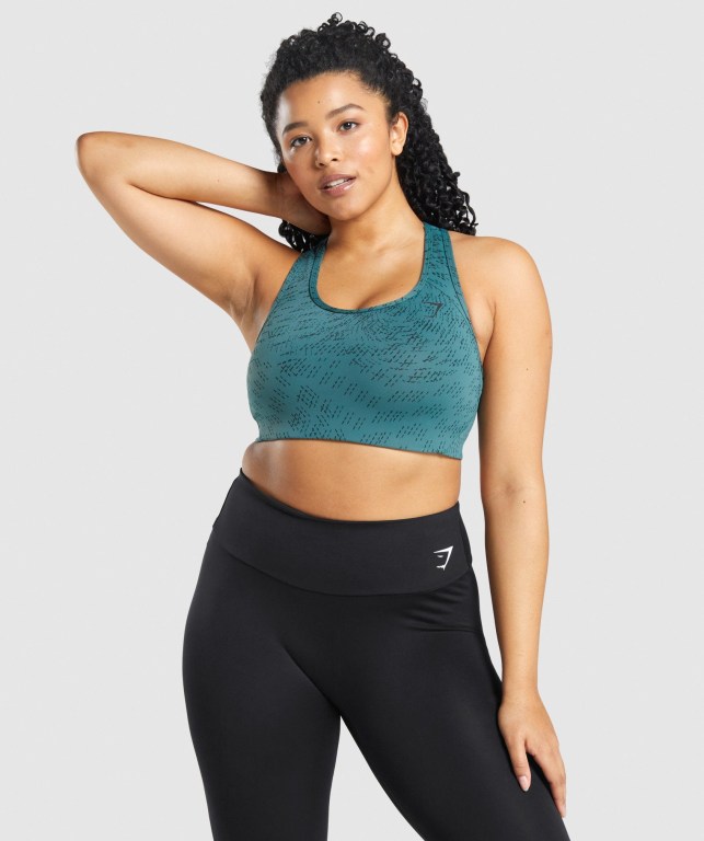 Sujetadores Deportivos Gymshark Essential Racer Back Entrenamiento Sports Bra Mujer Verdes Oscuro | 7iypTcb6YMa