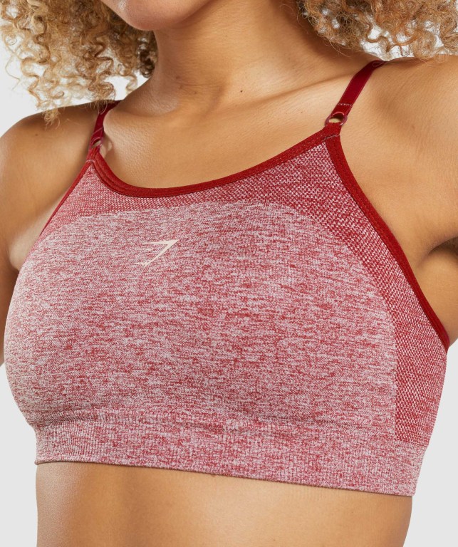 Sujetadores Deportivos Gymshark Flex Tiras Sports Bra Mujer Vino | jjB7TAYO73C