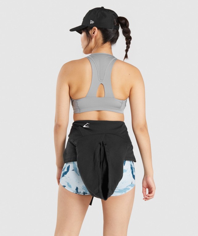 Sujetadores Deportivos Gymshark GS Power Sports Bra Mujer Grises | KgfFFSTjIaJ