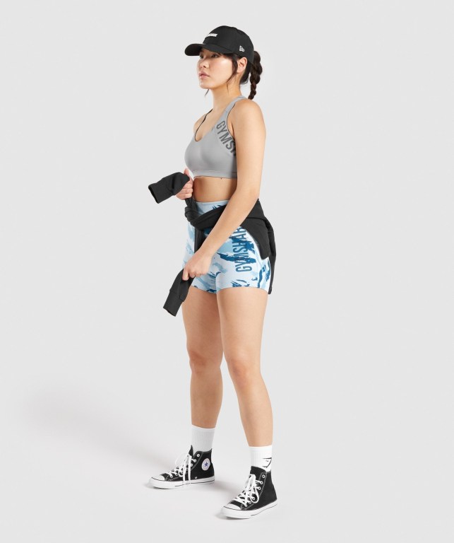 Sujetadores Deportivos Gymshark GS Power Sports Bra Mujer Grises | KgfFFSTjIaJ