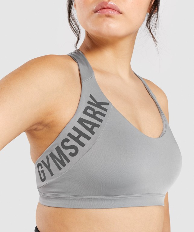 Sujetadores Deportivos Gymshark GS Power Sports Bra Mujer Grises | KgfFFSTjIaJ