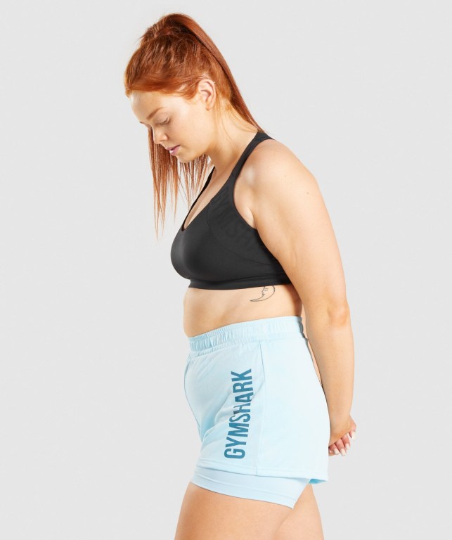 Sujetadores Deportivos Gymshark GS Power Sports Bra Mujer Negros | mh2N81m7DDQ