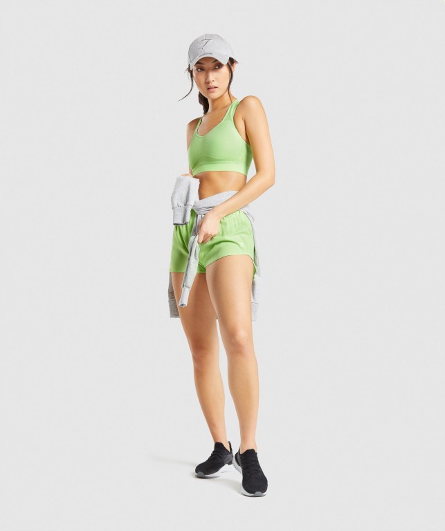 Sujetadores Deportivos Gymshark Ligeros High Support Entrenamiento Sports Bra Mujer Verdes | 55EqcqNB6lv