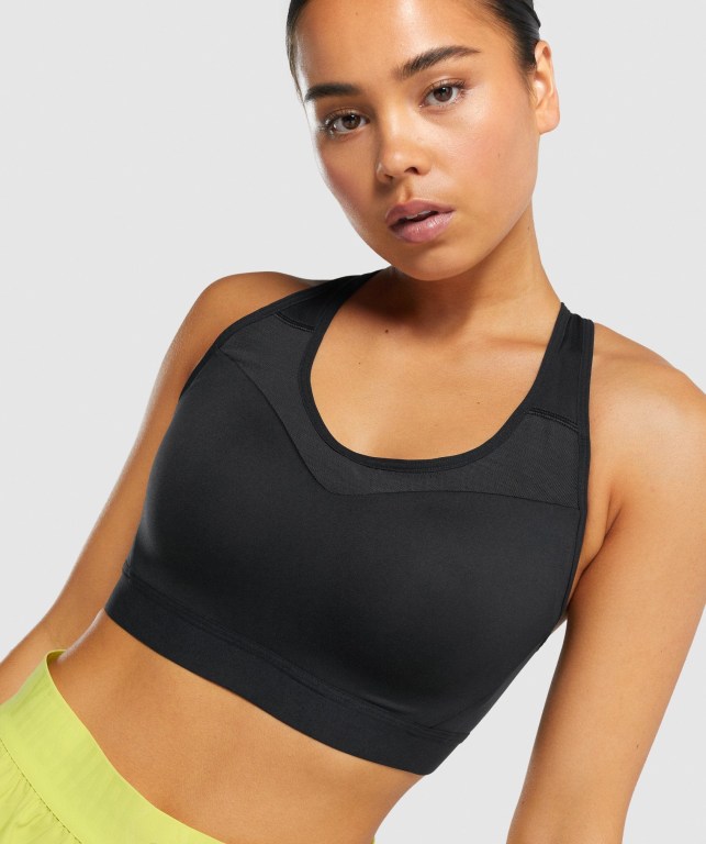 Sujetadores Deportivos Gymshark Open Back Entrenamiento Sports Bra Mujer Negros | P4HhgVpxcbw