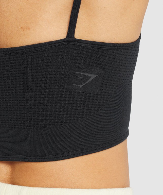 Sujetadores Deportivos Gymshark Pause Bralette Mujer Negros | MNq6JOC35l4