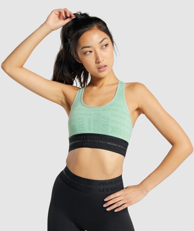 Sujetadores Deportivos Gymshark Vision Sports Bra Mujer Verdes | lpL4VUhwCNL