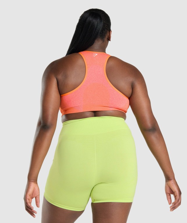 Sujetadores Deportivos Gymshark Vital Seamless 2.0 Sports Bra Mujer Naranjas | 8jkW1FUKjqk