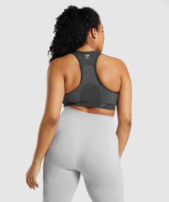 Sujetadores Deportivos Gymshark Vital Seamless 2.0 Sports Bra Mujer Grises | Iln4SmpAswT