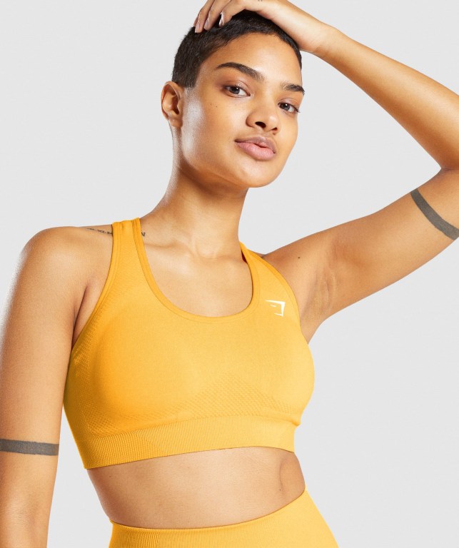 Sujetadores Deportivos Gymshark Vital Seamless 2.0 Sports Bra Mujer Amarillos | nWbBWy8ldeI