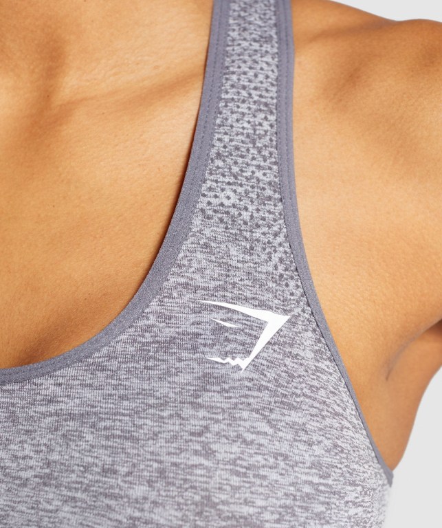 Sujetadores Deportivos Gymshark Vital Seamless Sports Bra Mujer Grises | o3ug5TQXVkt