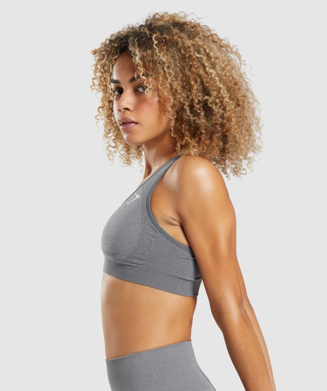 Sujetadores Deportivos Gymshark Vital Seamless 2.0 Sports Bra Mujer Grises | xb2hwJ5hvxJ