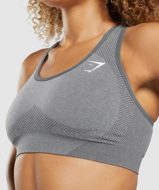 Sujetadores Deportivos Gymshark Vital Seamless 2.0 Sports Bra Mujer Grises | xb2hwJ5hvxJ