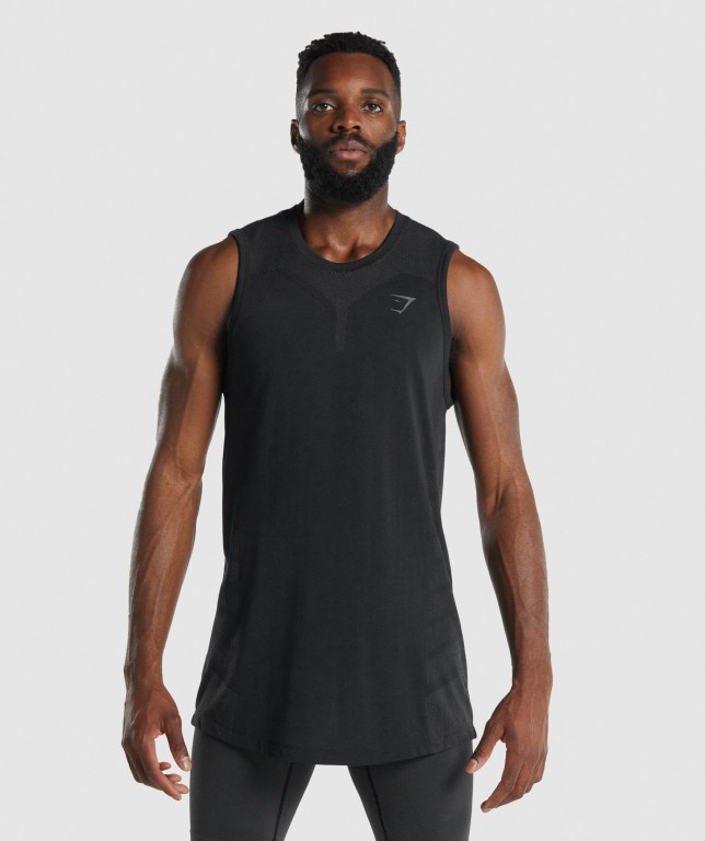 Tank Top Gymshark 315 Hombre Negros | bLzuUM6ho3W