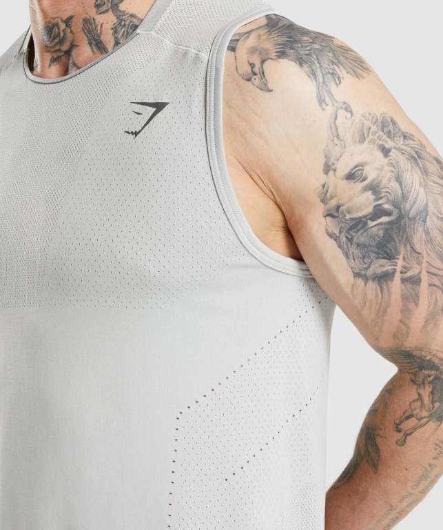 Tank Top Gymshark Apex Hombre Grises Claro Grises | wP3gpCNpxR6