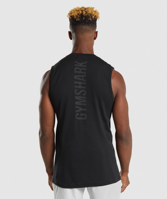 Tank Top Gymshark Apex Hombre Negros | 43MlXeq1gPO