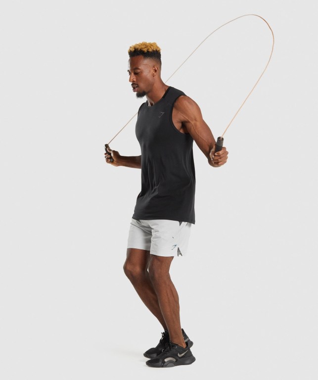 Tank Top Gymshark Apex Hombre Negros | 43MlXeq1gPO